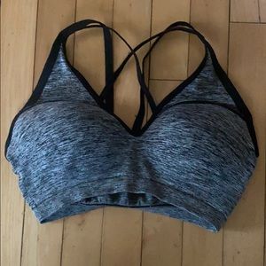 Grey Sports Bra